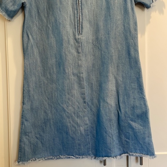 Love Fire DISTRESSED JEAN DRESS SIZE S Western Boho Beachy Festival - Picture 12 of 15